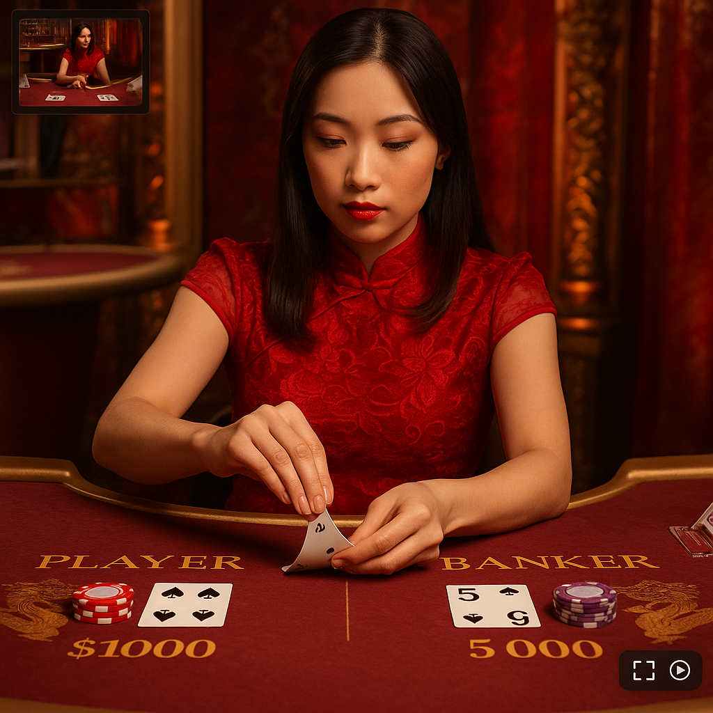 GTBet - Live Baccarat - Real Dealer Baccarat with HD Streaming