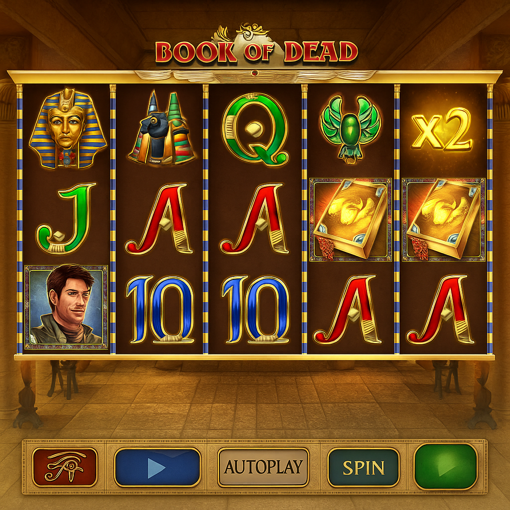 GTBet - Book of Dead Slot Game by Play'n GO