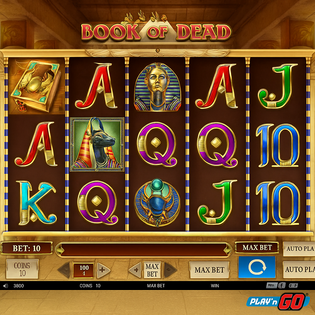 GTBet - Book of Dead Slot Game - Egyptian Theme Slot